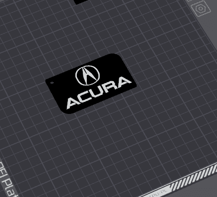 Keychain: Acura I 3d model