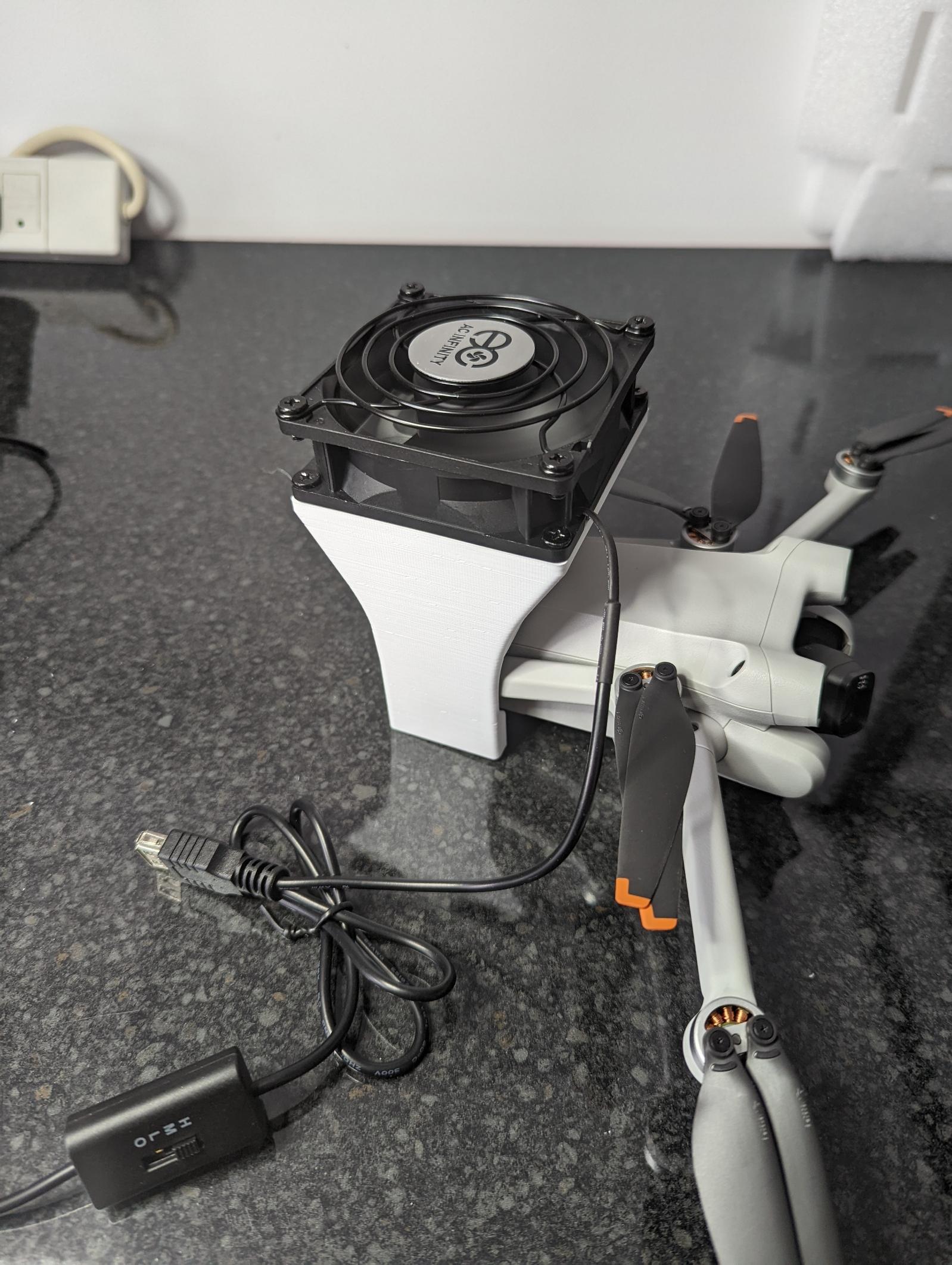 DJI Mini 3 80MM cooling fan shroud.stl 3d model