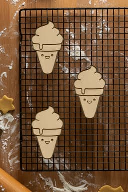 Ice Cream Cookie Cutter, Biscuit Cutter 3d model