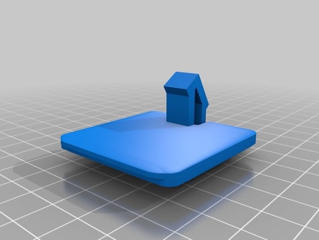 WORN STONE PYRAMID with SECRET COMPARTMENT 3d model