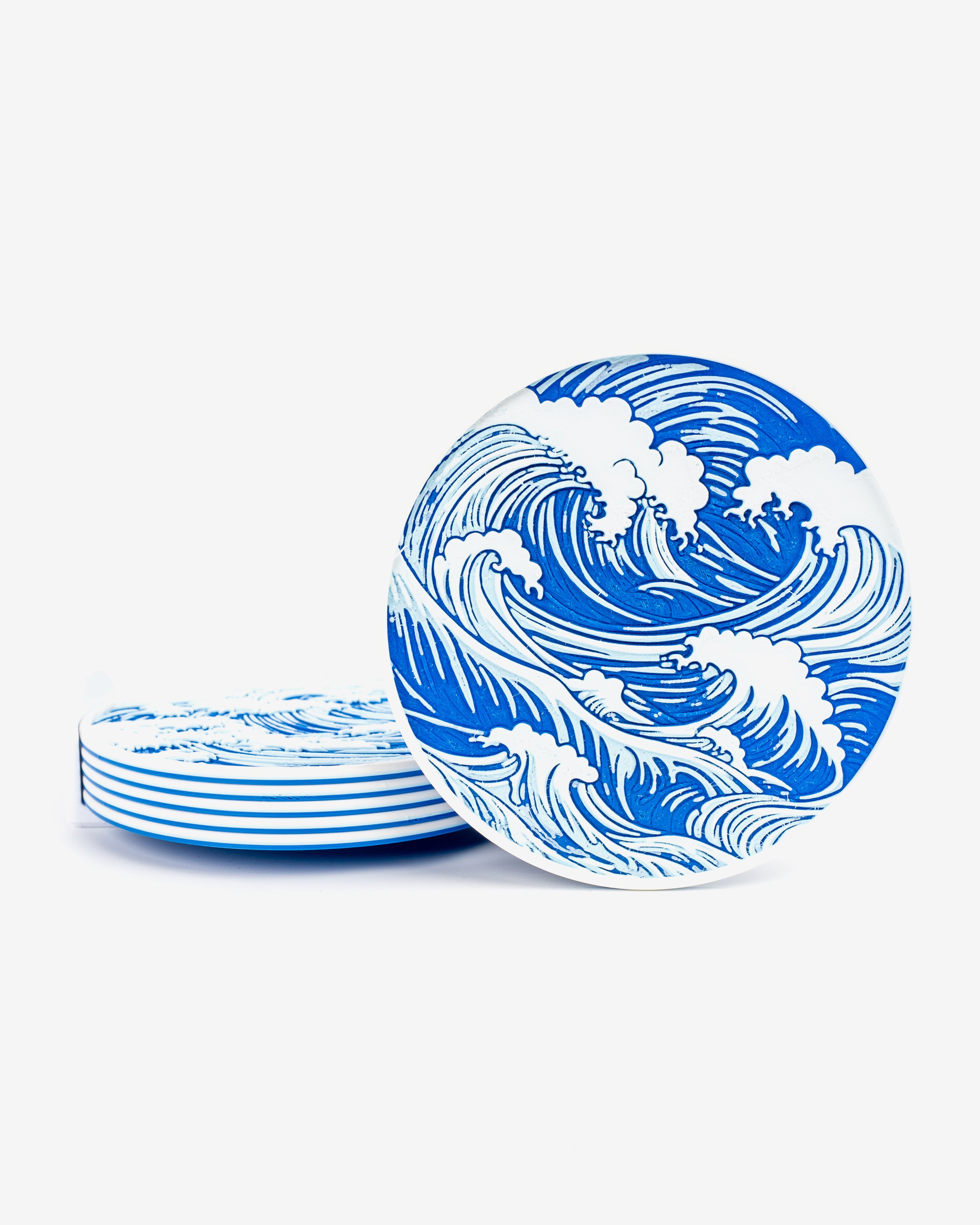 Wave Coasters 3d model