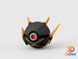 Mewtwo (Shadow X) Poke Ball 3d model