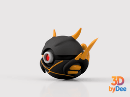 Mewtwo (Shadow X) Poke Ball 3d model