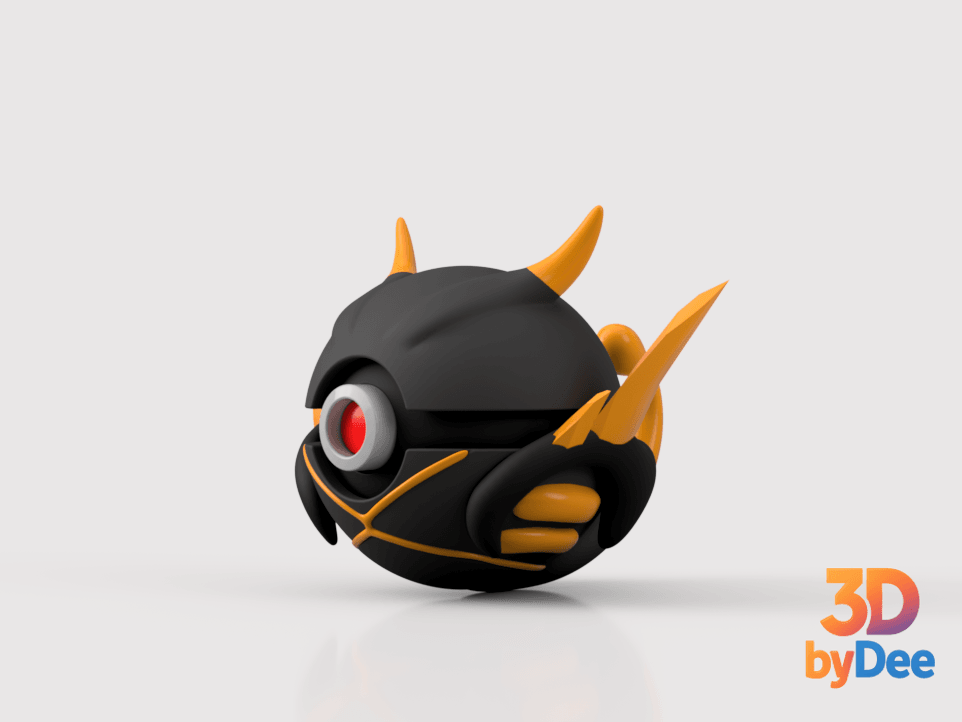 Mewtwo (Shadow X) Poke Ball 3d model