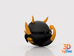 Mewtwo (Shadow X) Poke Ball 3d model