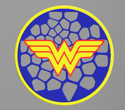 DC Coaster set.3mf 3d model