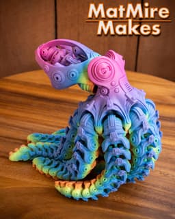 Robo Octopus - Articulated Figure 3d model