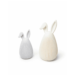 JAPANDI BUNNY TEALIGHTS / MODERN EASTER DECOR / BUNNY DECOR / HOMEDECOR / DECORATIONS 3d model