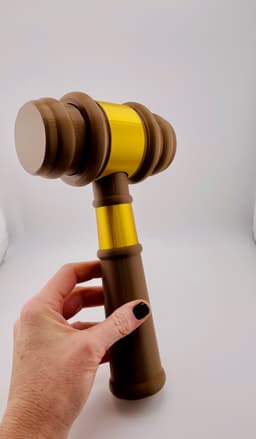 Judge's Gavel Double Clicker 3d model