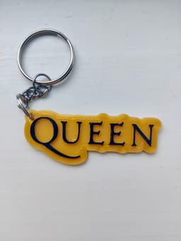Queen keychain 3d model