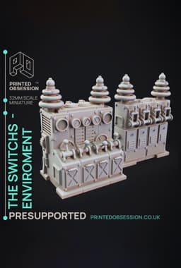 Switchboard - Dr Frankensteins Monster - PRESUPPORTED - Illustrated and Stats - 32mm scale 3d model