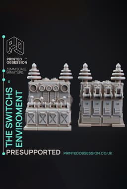 Switchboard - Dr Frankensteins Monster - PRESUPPORTED - Illustrated and Stats - 32mm scale 3d model