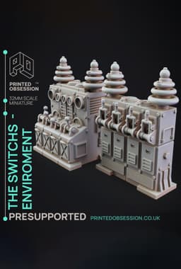 Switchboard - Dr Frankensteins Monster - PRESUPPORTED - Illustrated and Stats - 32mm scale 3d model