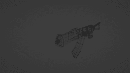 LOWPOLY AKS74 SMG for 3D printing 3d model