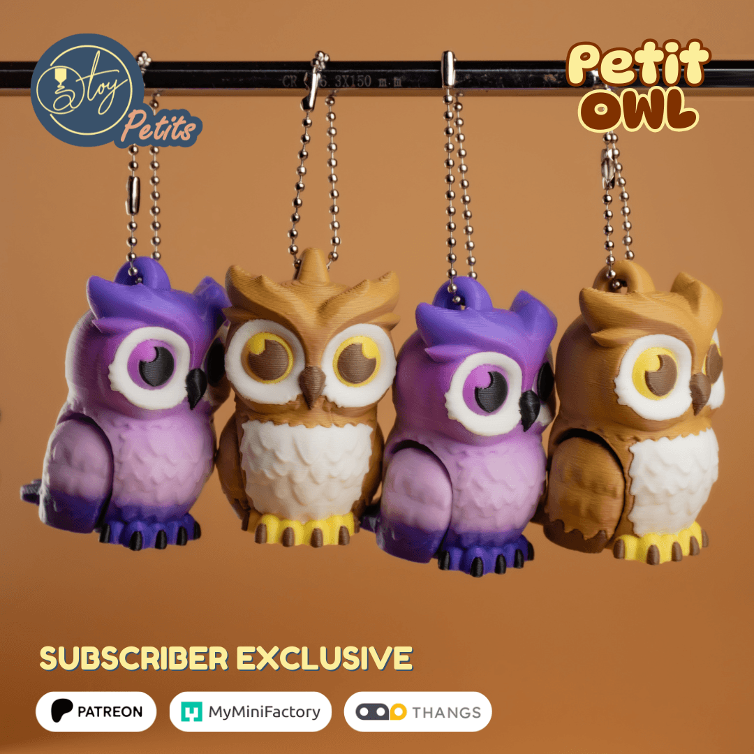 Petit Owl 3d model