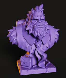 Bigfoot Bust | Elite Exclusive Custom Design 3d model