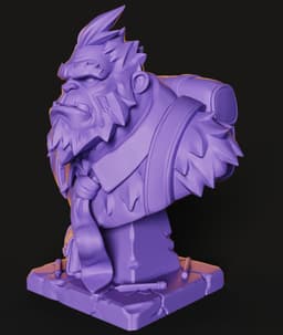 Bigfoot Bust | Elite Exclusive Custom Design 3d model