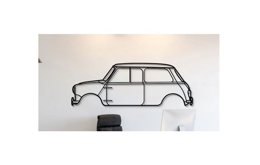 Mini Cooper - S 1965 Wall Art 3d model