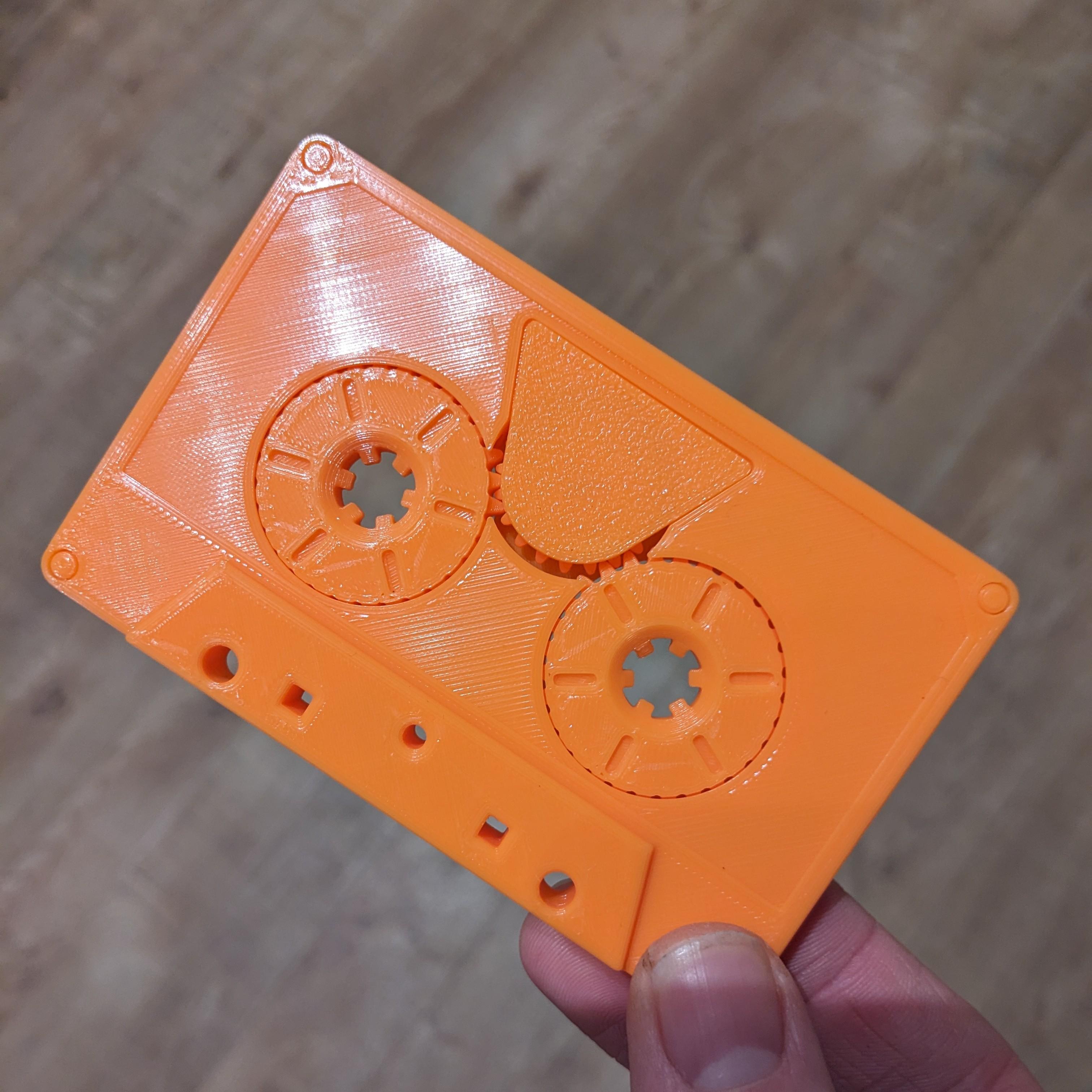 Cassette Tape - Fidget / Print in Place 3d model