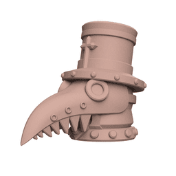 Squelchy Kitbashing Bits - 3D Printable Royalty-Free Bits 3d model