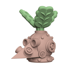 Squelchy Kitbashing Bits - 3D Printable Royalty-Free Bits 3d model