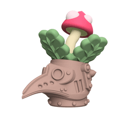 Squelchy Kitbashing Bits - 3D Printable Royalty-Free Bits 3d model
