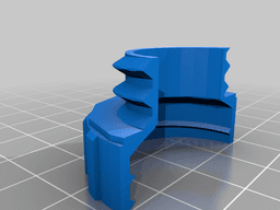 Large-Mouth-to-Standard Lotion Bottle Adapter 3d model