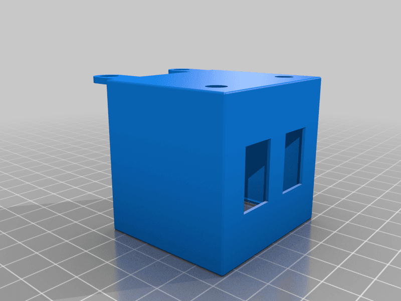 Open Back Switch Box for Lack Enclosure V2 3d model