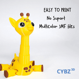 Cute Giraffe 3d model