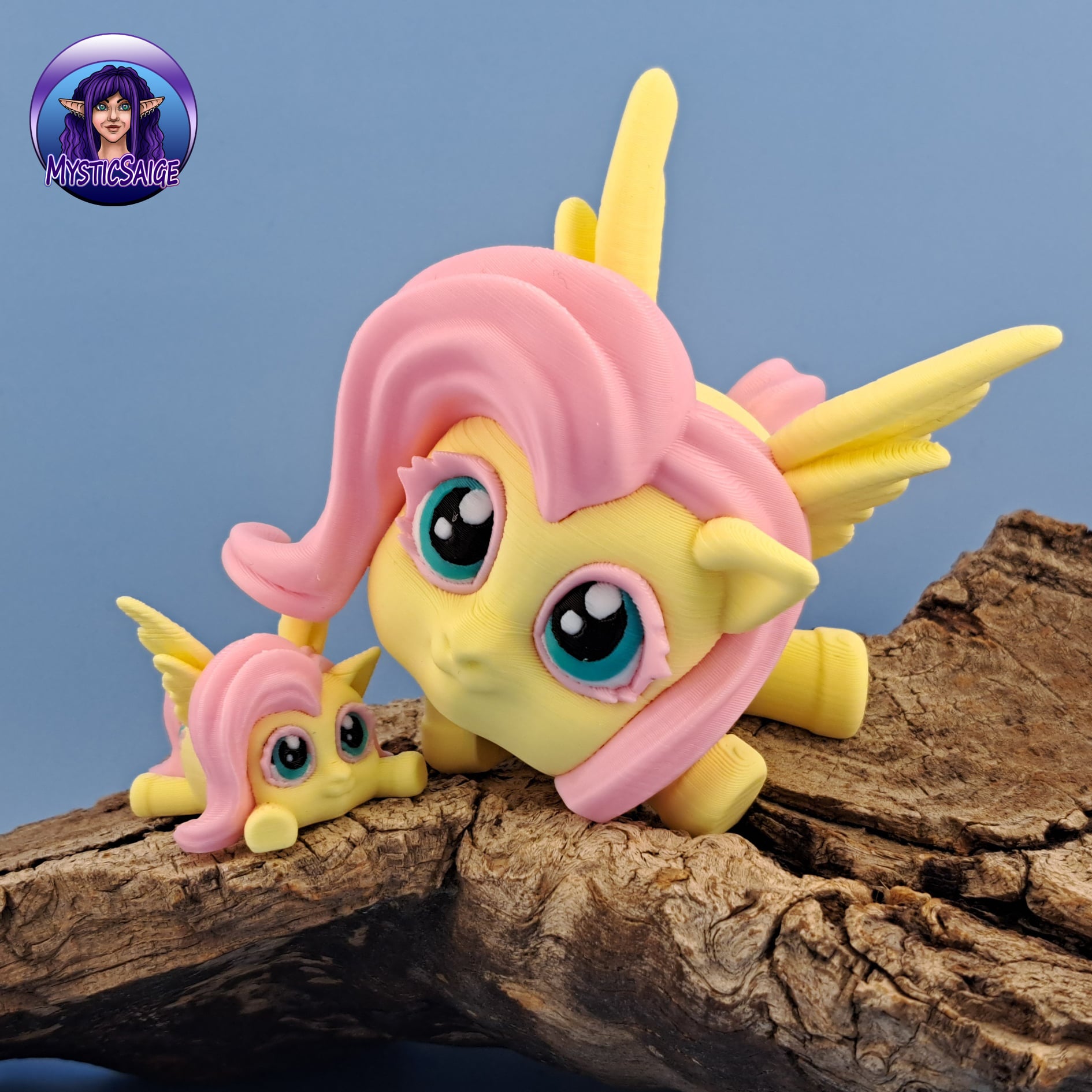 Butterfly Pony Puff - Extra Model 3d model