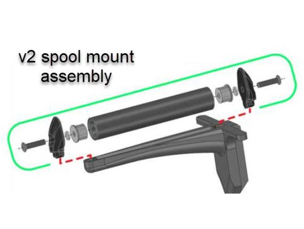  Side Spool System for Artillery Sidewinder X2 3d model