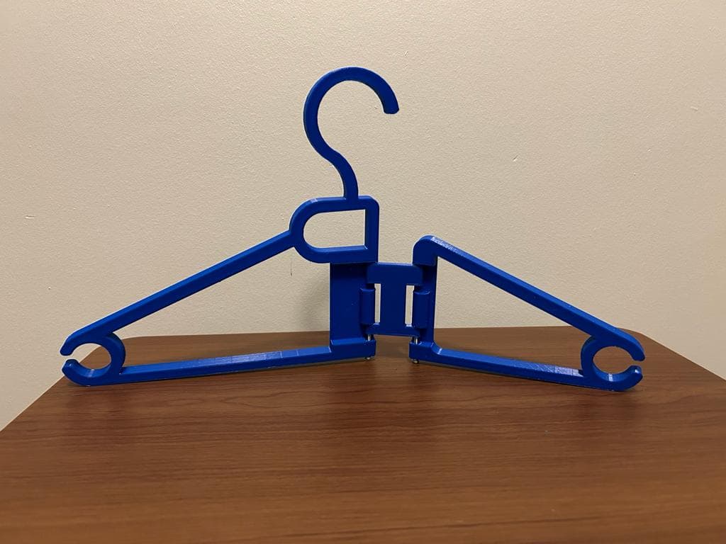 foldable coat hanger 3d model