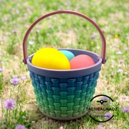 Easter Weave Basket β No Supports! 3d model