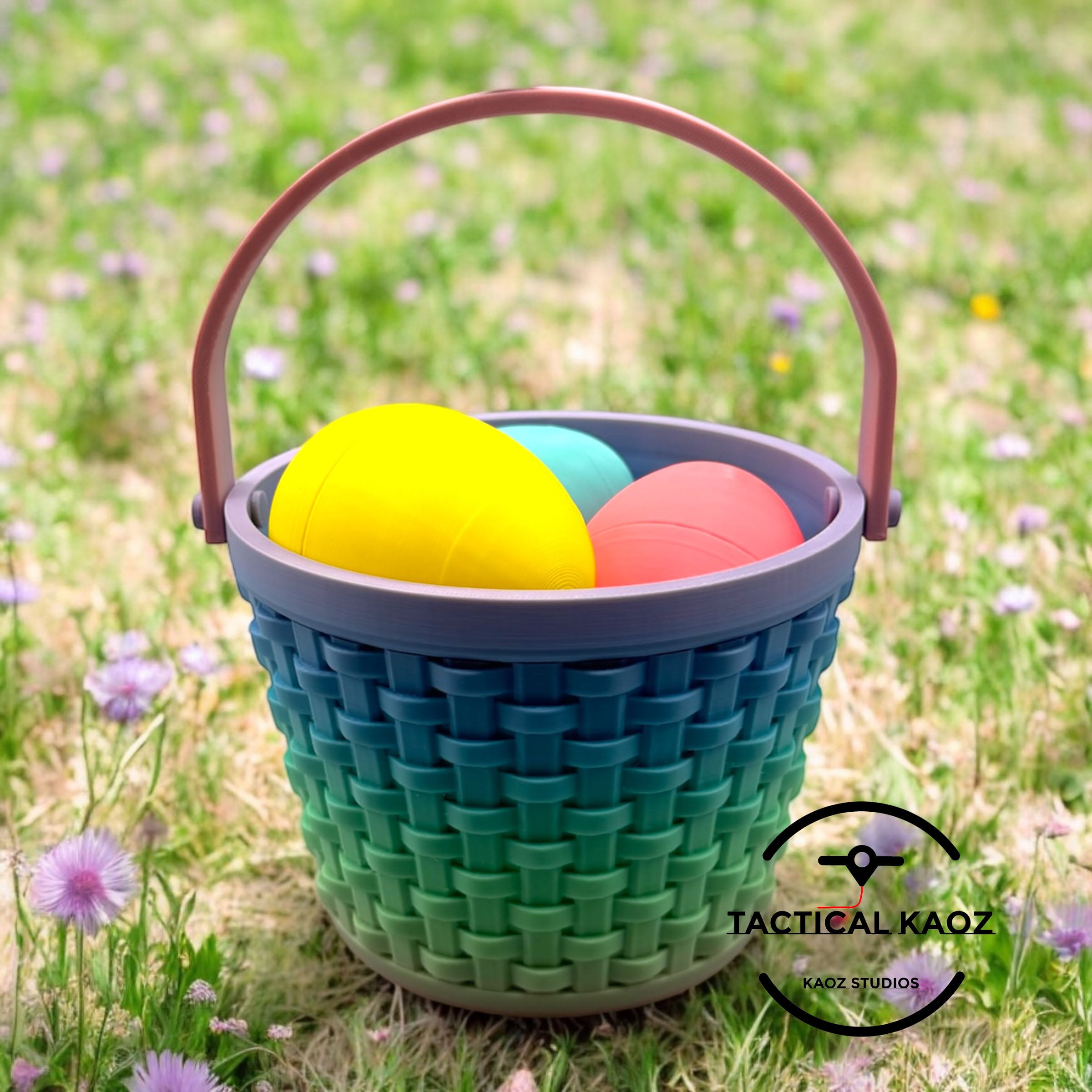 Easter Weave Basket β No Supports! 3d model