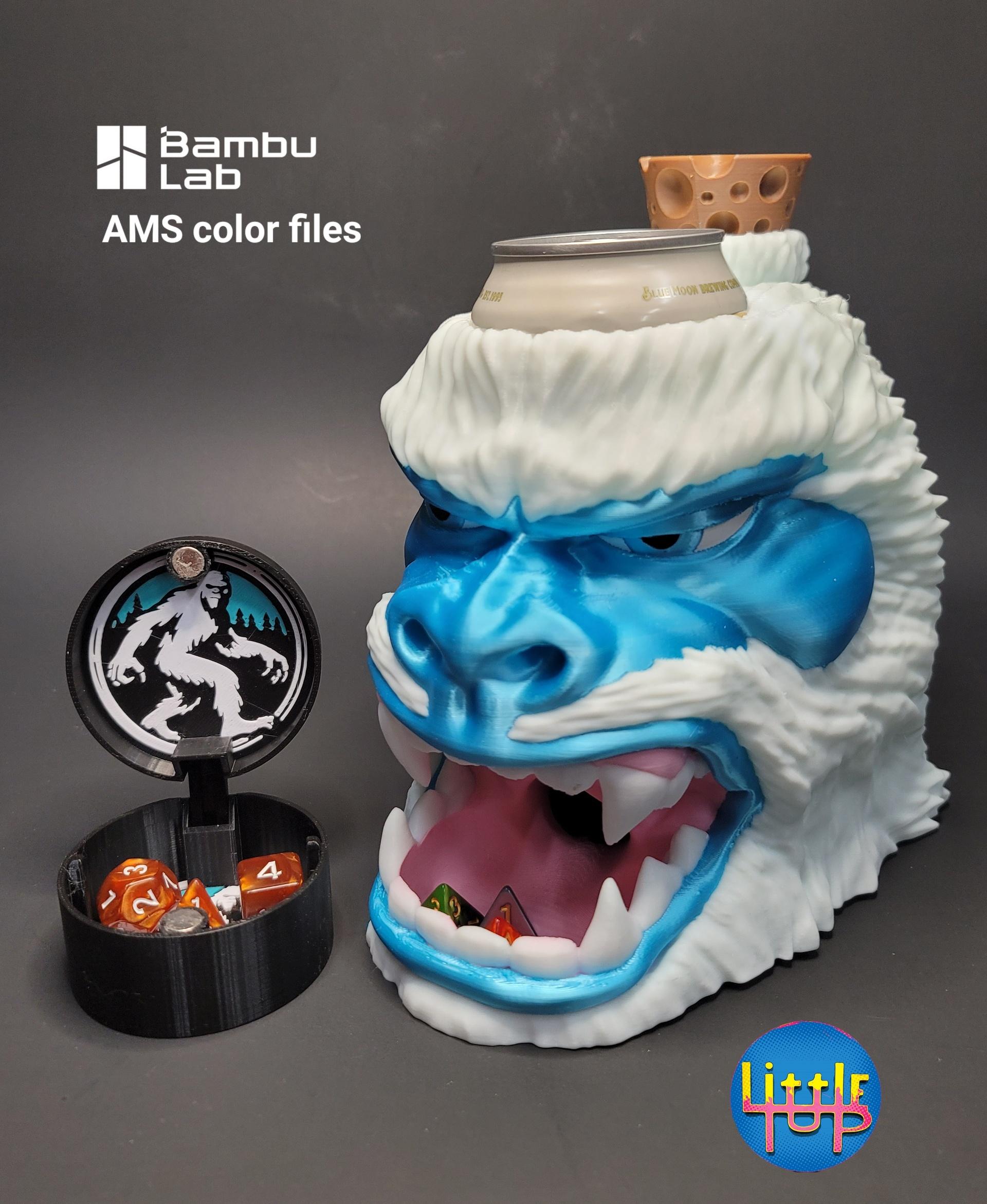Yeti Can Cozy Dice Tower 3d model