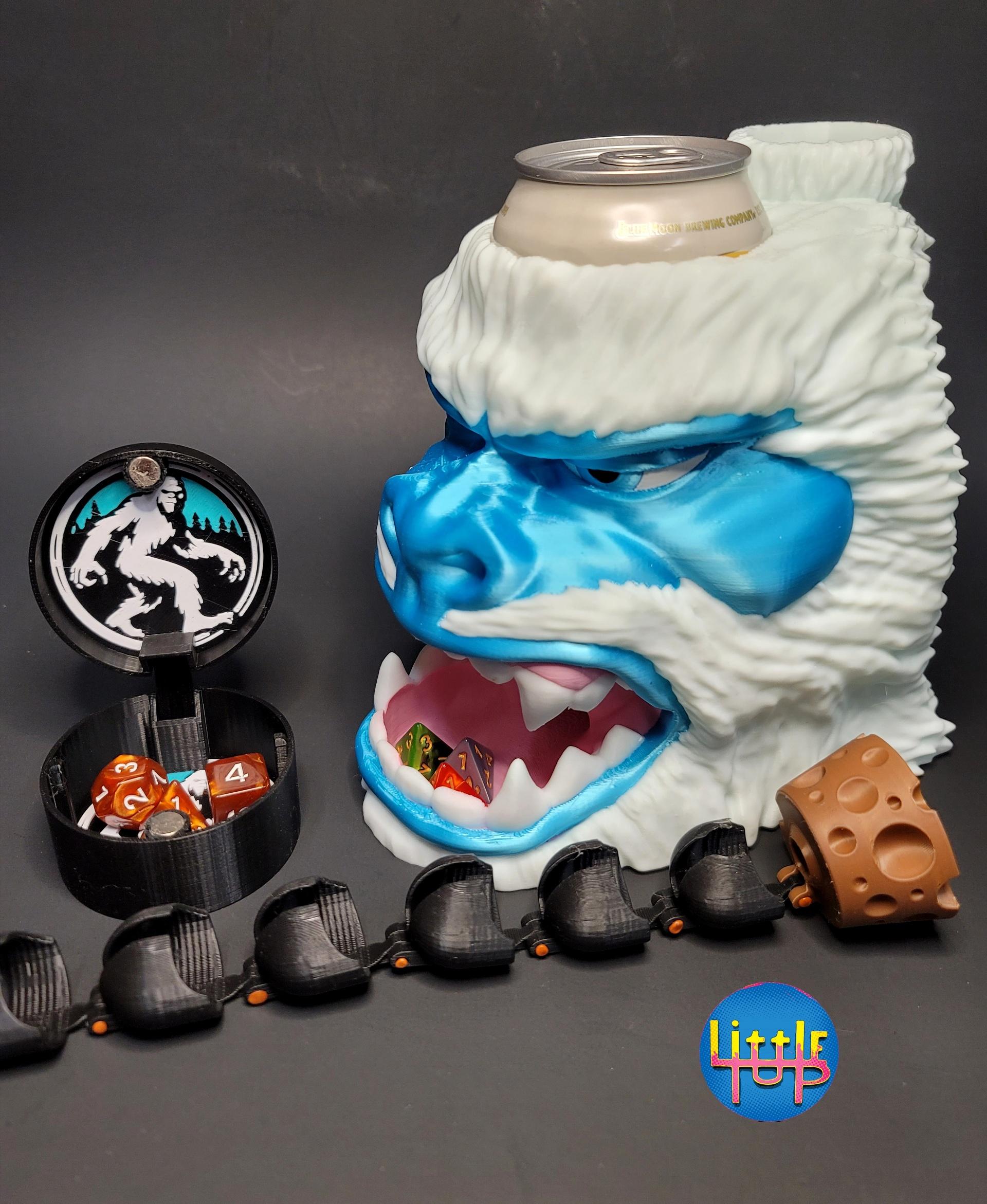 Yeti Can Cozy Dice Tower 3d model