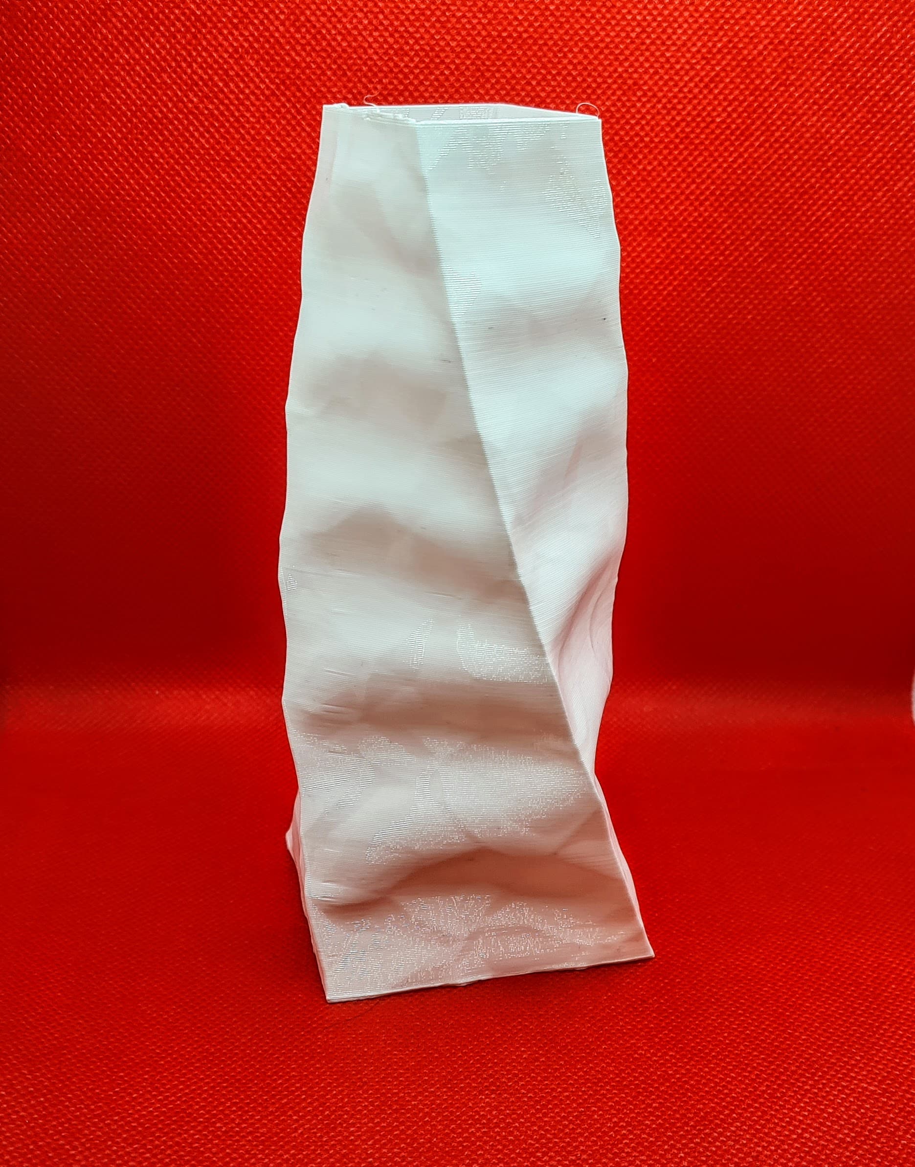 crumpled twist vase 3d model