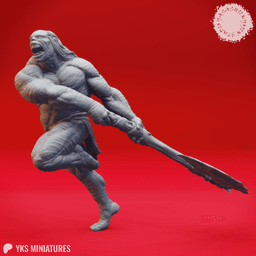 Grimlock - Stone Axe - Tabletop Miniature (Pre-Supported) 3d model