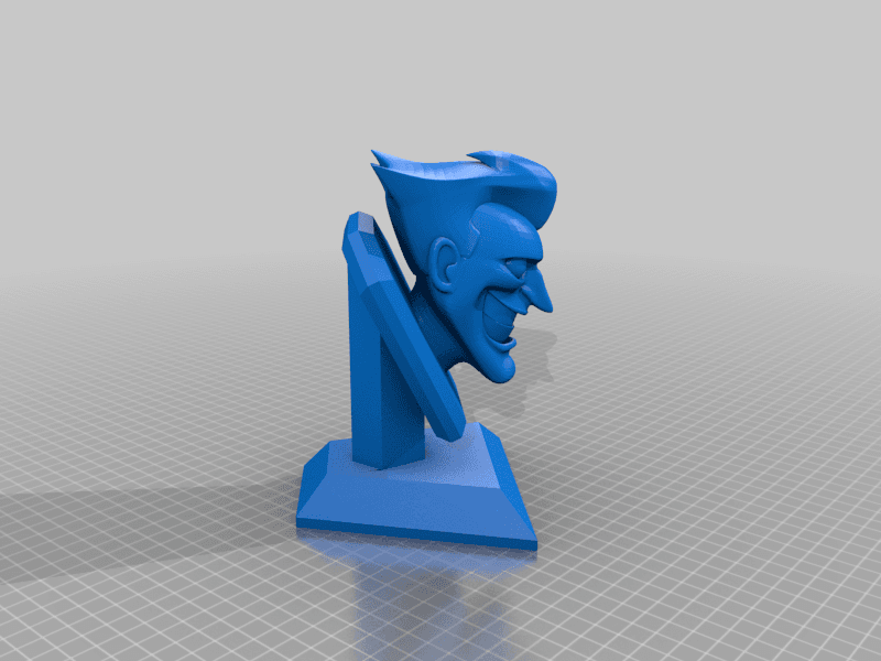 Joker Head. Mark Hamill version 3d model