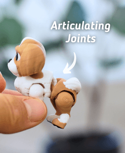 Ludo Havanese -Articulated Fidget Dog 3d model
