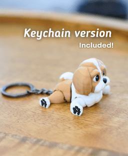 Ludo Havanese -Articulated Fidget Dog 3d model