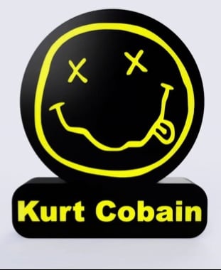 Nirvana Sign – LED strip compatible 3d model