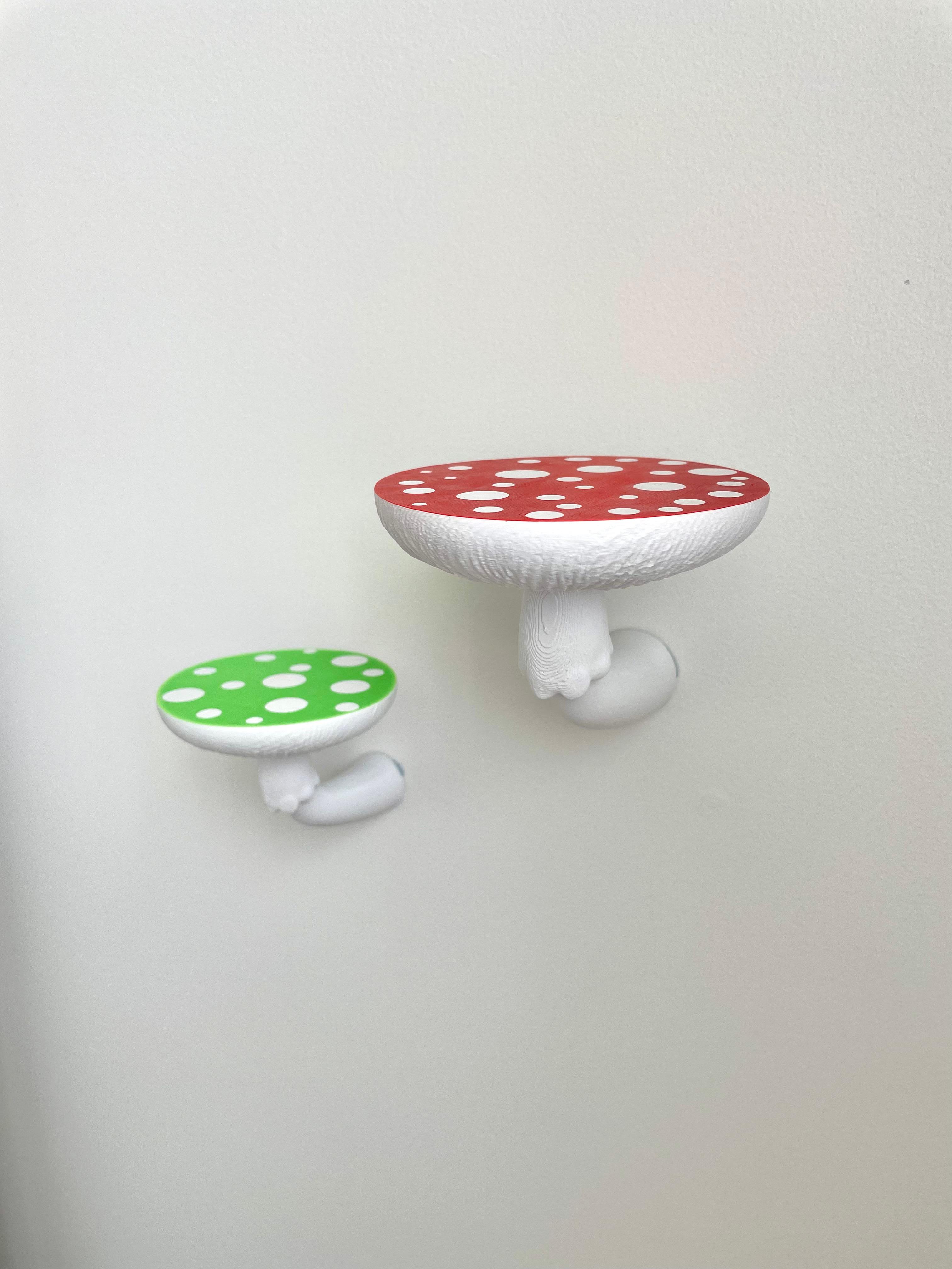 Mushroom Floating Shelf Decor /3MF  3d model