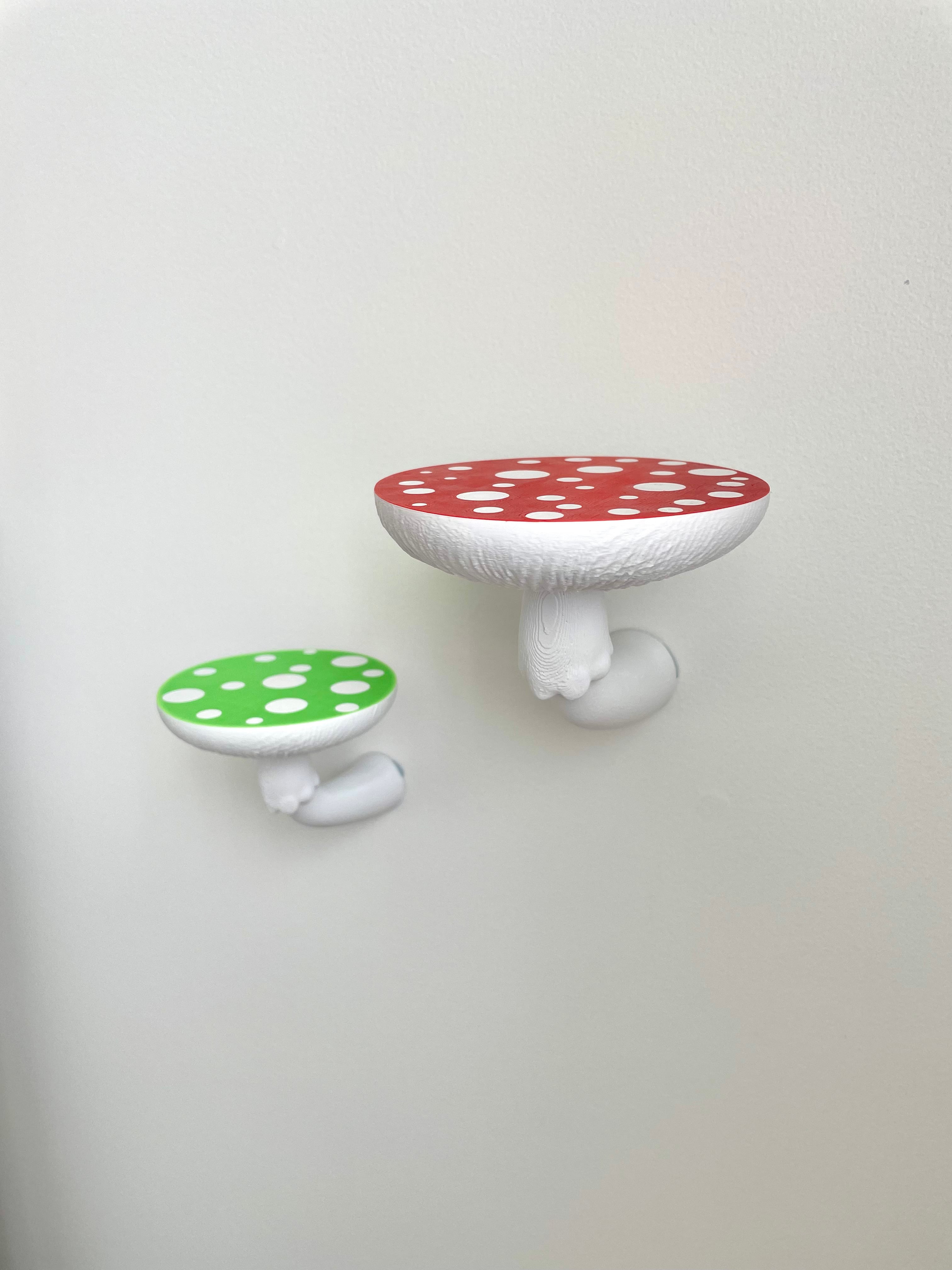 Mushroom Floating Shelf Decor /3MF 3d model