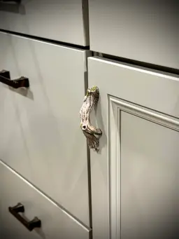 natural wood drawer handle 3d model