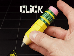 Flexible Pencil Clicker 3d model