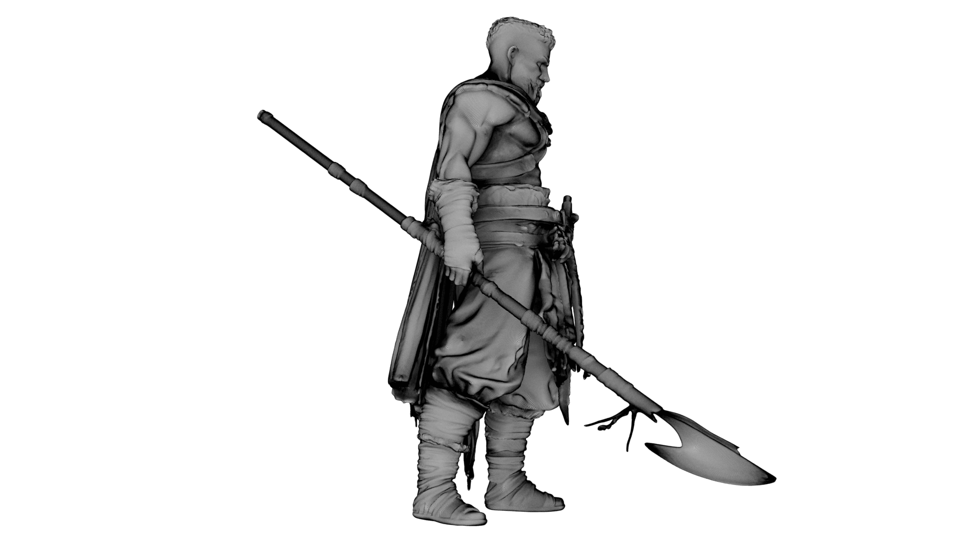Wasteland Warrior 3d model