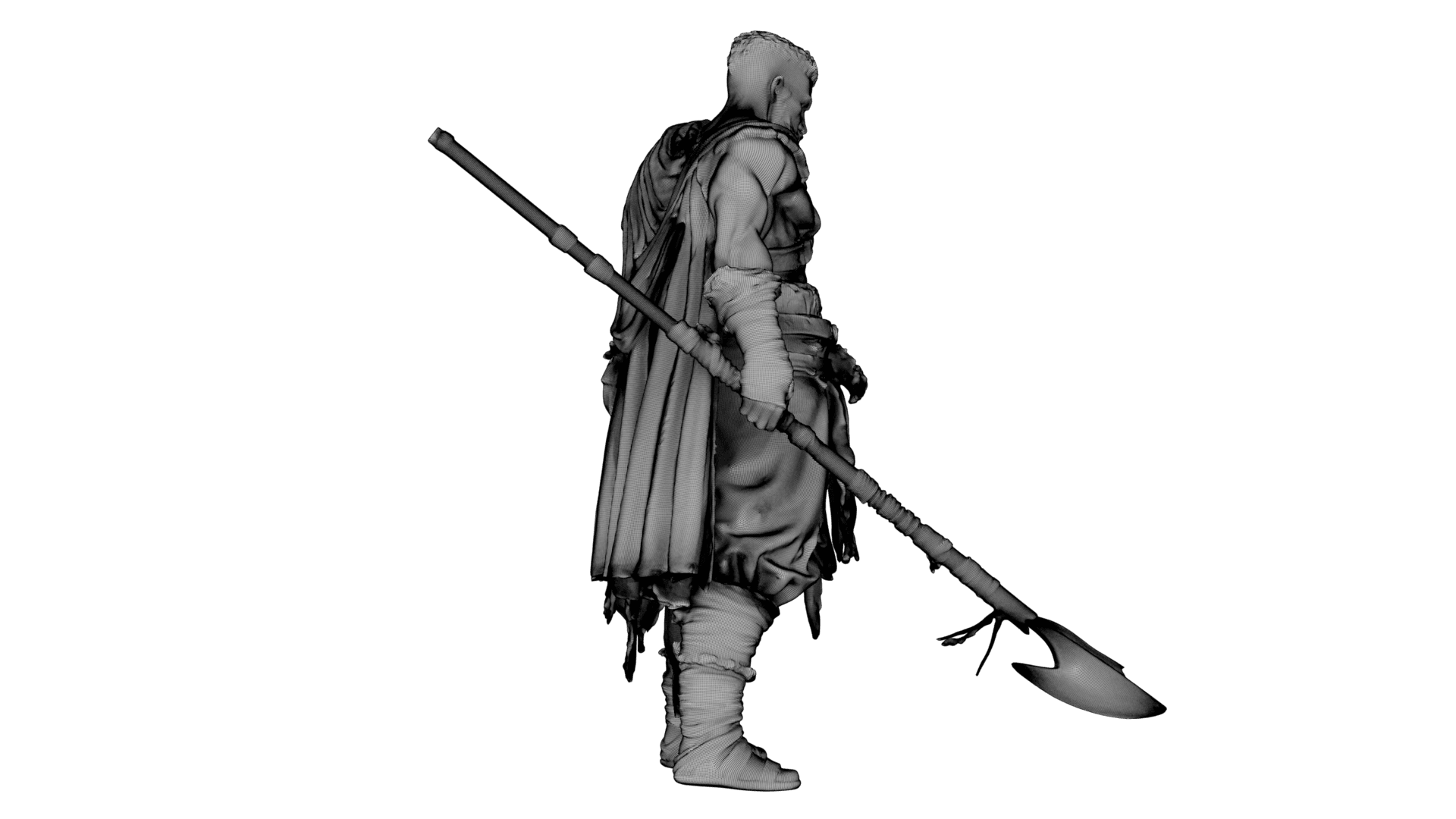 Wasteland Warrior 3d model
