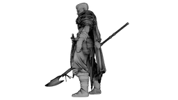 Wasteland Warrior 3d model
