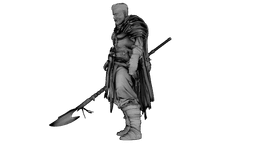 Wasteland Warrior 3d model